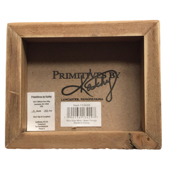 Box Sign Best Things Are Dogs And The Ocean NEW - Picture 3 of 4